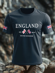 Men's UK Flag Printed T-shirt vetvanguards