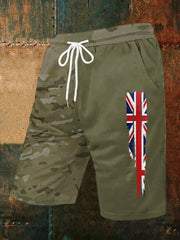 Mens Camouflage Union Jack Casual Pants vetvanguards
