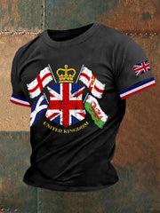 Men's Northern Ireland Print Button T-Shirt vetvanguards