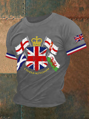 Men's Northern Ireland Print Button T-Shirt vetvanguards