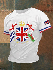 Men's Northern Ireland Print Button T-Shirt vetvanguards