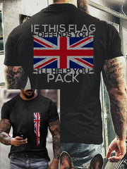Men's Flag Print Top vetvanguards