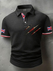 Men's UK Flag Art Printed Casual Tops vetvanguards