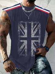 Men's UK Flag Printed Casual Vests vetvanguards