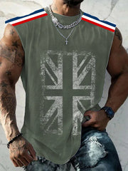 Men's UK Flag Printed Casual Vests vetvanguards