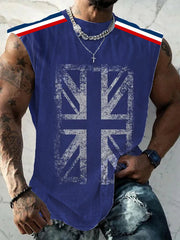 Men's UK Flag Printed Casual Vests vetvanguards