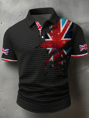 Men's UK Flag Printed Casual Tops vetvanguards