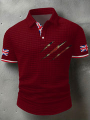 Men's UK Flag Art Printed Casual Tops vetvanguards