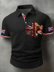 Men's UK Flag Printed Casual Tops vetvanguards