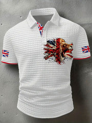 Men's UK Flag Printed Casual Tops vetvanguards