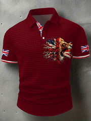 Men's UK Flag Printed Casual Tops vetvanguards