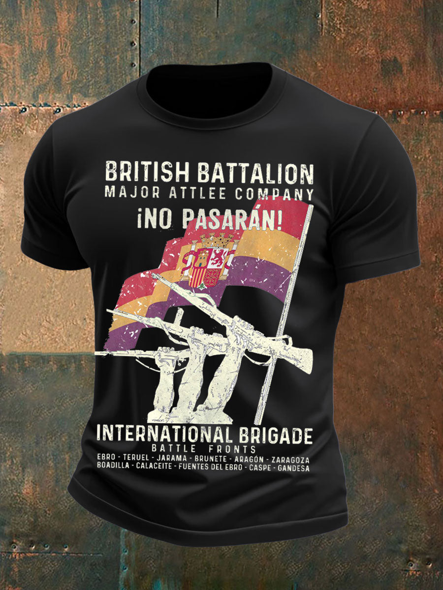 Men's British Veteran Printed short sleeves t-shirt vetvanguards