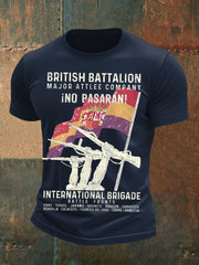 Men's British Veteran Printed short sleeves t-shirt vetvanguards