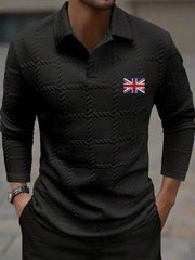 Men's 3D Textured Business Casual Top vetvanguards