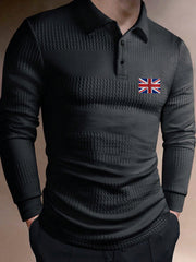 Men's 3D Textured Business Casual Top vetvanguards