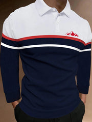 Men's Business Style Outdoor Leisure Sports Mountaineering Long Sleeve Tops vetvanguards