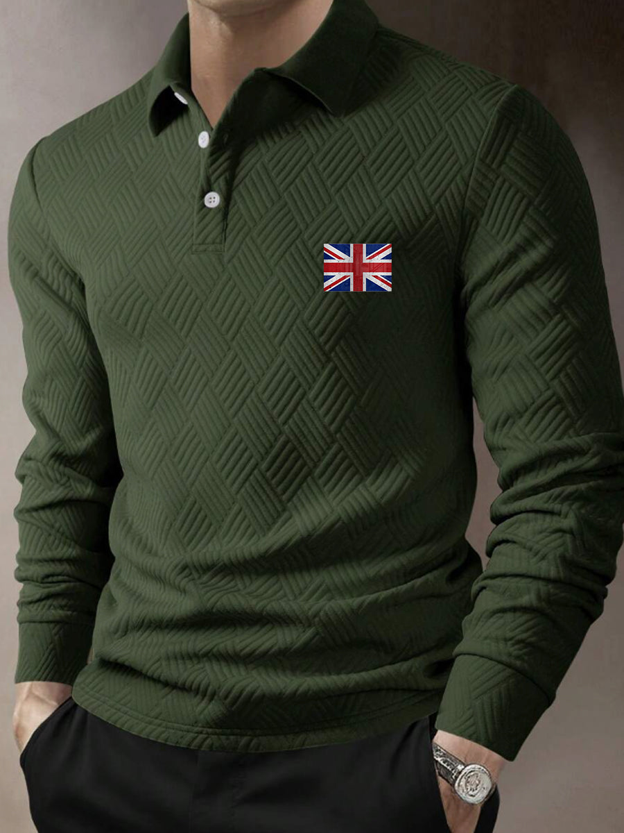 Men's 3D Textured Business Casual Top vetvanguards