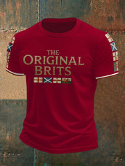 Men's The Original Brits Printed T-shirt vetvanguards