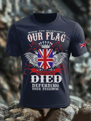 Men's British Printed short sleeves t-shirt vetvanguards