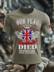 Men's British Printed short sleeves t-shirt vetvanguards