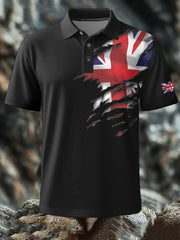 Men's British Printed short sleeve shirt vetvanguards