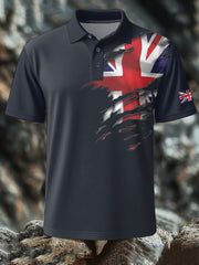 Men's British Printed short sleeve shirt vetvanguards