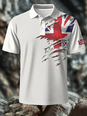 Men's British Printed short sleeve shirt vetvanguards