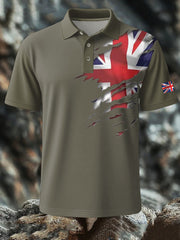 Men's British Printed short sleeve shirt vetvanguards