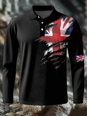 Men's British Printed long sleeve shirt vetvanguards