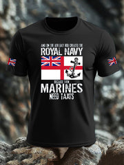 Men's United Kingdom Print imitation cotton short-sleeved T-shirt vetvanguards