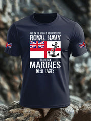 Men's United Kingdom Print imitation cotton short-sleeved T-shirt vetvanguards
