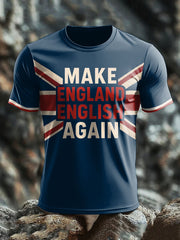 Men's England Flag Printed Shorts vetvanguards