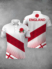 Women's England Flag 'English Rose' Short Sleeve Tee vetvanguards