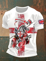 Men's England Knights Templar T-Shirts vetvanguards