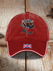 Unisex UK Flag Art Printed Hat vetvanguards