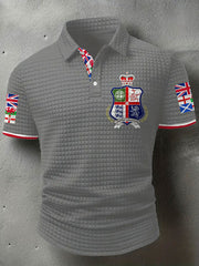 Men's UK Scotland England Northern Ireland Wales Flag Art Printed Casual Tops vetvanguards