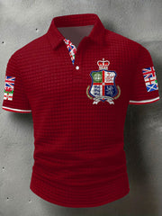Men's UK Scotland England Northern Ireland Wales Flag Art Printed Casual Tops vetvanguards