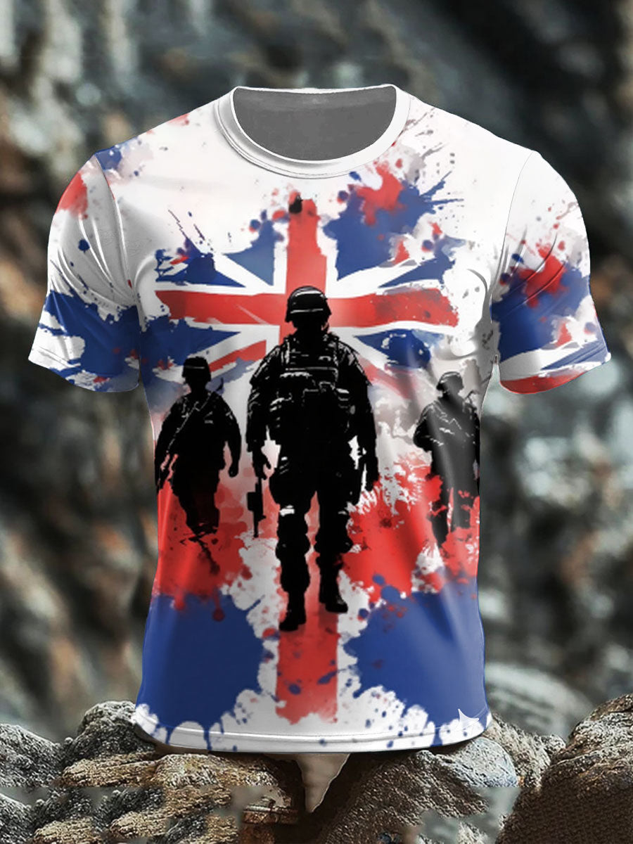 Men's British Veteran short sleeves t-shirt vetvanguards