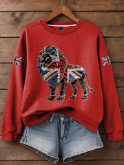 Women's British imitation diamond hot-drilling Printed Iron On Short Sleeve T-Shirt vetvanguards