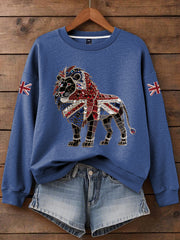 Women's British imitation diamond hot-drilling Printed Iron On Short Sleeve T-Shirt vetvanguards
