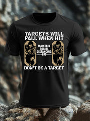 Men's British Veteran imitation cotton short-sleeved T-shirt vetvanguards