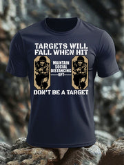 Men's British Veteran imitation cotton short-sleeved T-shirt vetvanguards