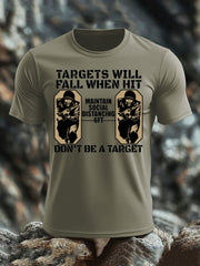 Men's British Veteran imitation cotton short-sleeved T-shirt vetvanguards