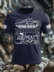 Men's British Veteran imitation cotton short-sleeved T-shirt vetvanguards
