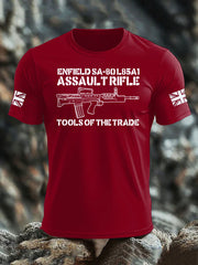 Men's British Veteran imitation cotton short-sleeved T-shirt vetvanguards