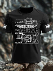 Men's British Veteran imitation cotton short-sleeved T-shirt vetvanguards
