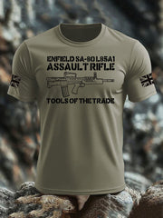 Men's British Veteran imitation cotton short-sleeved T-shirt vetvanguards