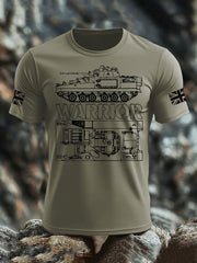 Men's British Veteran imitation cotton short-sleeved T-shirt vetvanguards