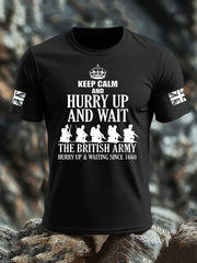 Men's British Veteran imitation cotton short-sleeved T-shirt vetvanguards
