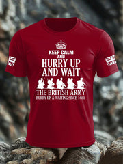 Men's British Veteran imitation cotton short-sleeved T-shirt vetvanguards